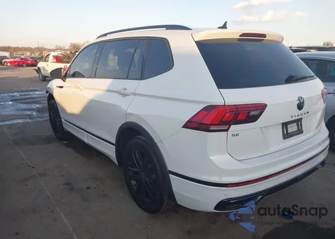 2022 Volkswagen Tiguan 2.0T Se R-Line Black from USA, damaged, VIN 3VVCB7AX2NM039352